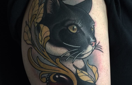 Sitting Cat Temporary Tattoo - Set of 3 – Tatteco