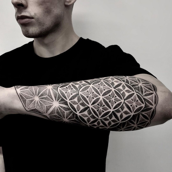 Dotwork tattoo style Examples of works technique history  iNKPPL