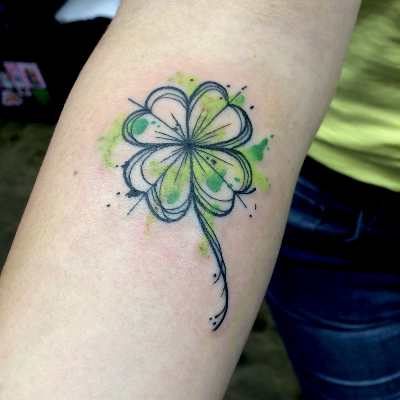 Small 4 Leaf Clover Tattoo | TikTok